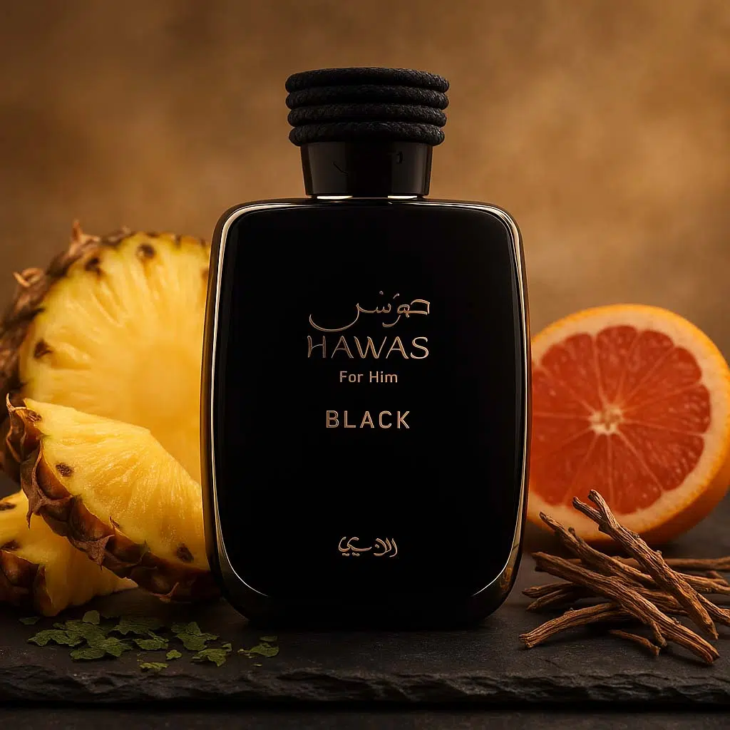 Rasasi Hawas Black 100 ml EDP - obrazek 3